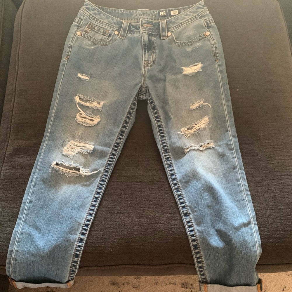 Miss me boyfriend ankle jeans